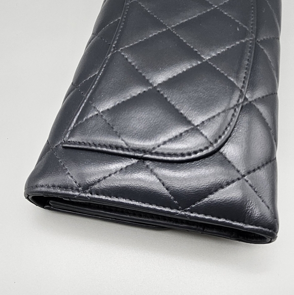 🩶CHANEL Grey Authentic Tri-fold Wallet/Clutch🩶 - Picture 12 of 17